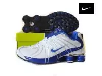 nike shox promos oz hommes -bleu-blanc-bleu